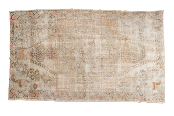 Vintage Distressed Oushak Rug