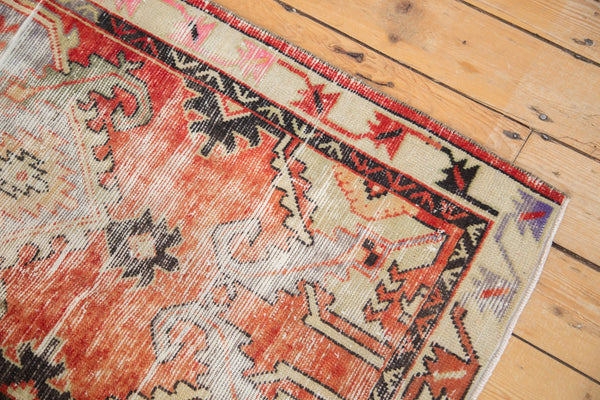 Vintage Distressed Oushak Rug Runner