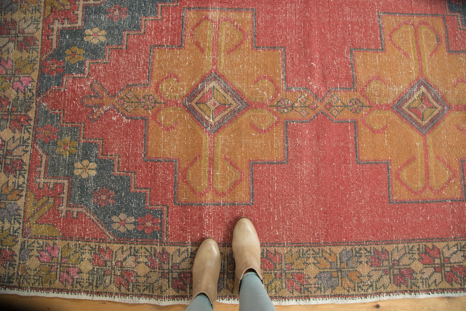 Vintage Oushak Rug