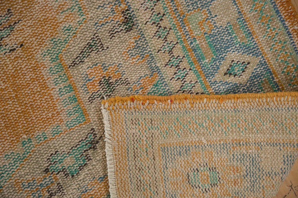 Vintage Distressed Oushak Carpet