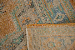 Vintage Distressed Oushak Carpet