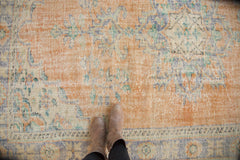 Vintage Distressed Oushak Carpet