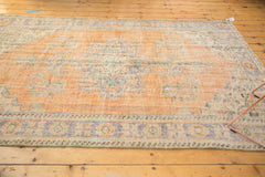 Vintage Distressed Oushak Carpet