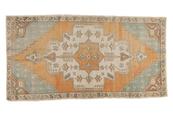 Vintage Distressed Oushak Rug