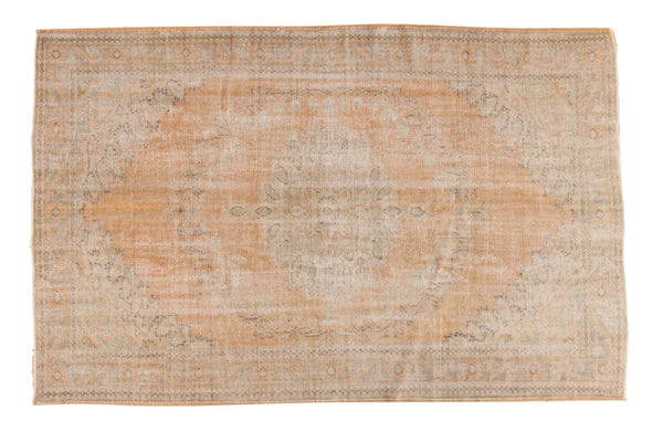 Vintage Distressed Oushak Carpet