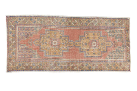 4.5x9.5 Vintage Distressed Oushak Rug Runner // ONH Item 4884