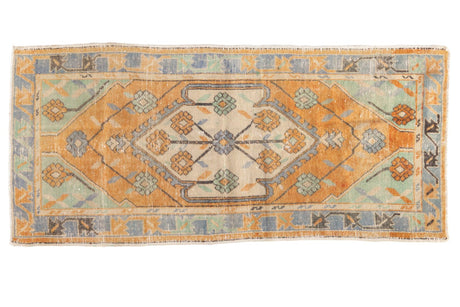 Vintage Distressed Oushak Rug