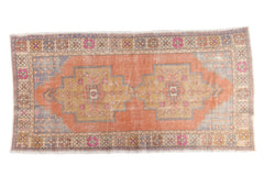 4.5x8.5 Vintage Distressed Oushak Carpet // ONH Item 4887