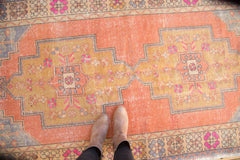4.5x8.5 Vintage Distressed Oushak Carpet // ONH Item 4887 Image 1