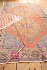 4.5x8.5 Vintage Distressed Oushak Carpet // ONH Item 4887 Image 2