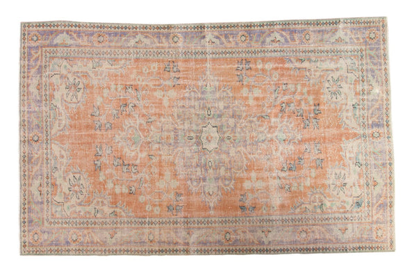 5'4" x 8'7" Vintage Distressed Oushak Carpet / Item 4888 image 1