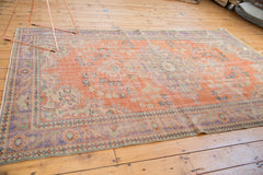  Vintage Distressed Oushak Carpet / Item 4888 image 5
