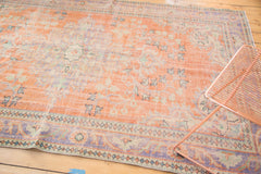  Vintage Distressed Oushak Carpet / Item 4888 image 10