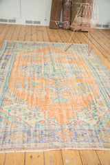 6x9 Vintage Distressed Oushak Carpet // ONH Item 4891 Image 5