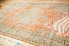 6x9.5 Vintage Distressed Oushak Carpet // ONH Item 4901 Image 9