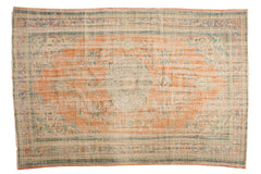 6.5x10 Vintage Distressed Oushak Carpet // ONH Item 4902