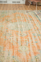 6.5x10 Vintage Distressed Oushak Carpet // ONH Item 4902 Image 8