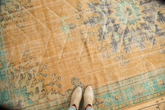 6.5x10 Vintage Distressed Oushak Carpet // ONH Item 4903 Image 1
