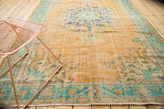 6.5x10 Vintage Distressed Oushak Carpet // ONH Item 4903 Image 2