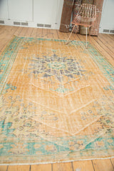 6.5x10 Vintage Distressed Oushak Carpet // ONH Item 4903 Image 6