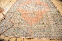  Vintage Distressed Oushak Carpet / Item 4904 image 2