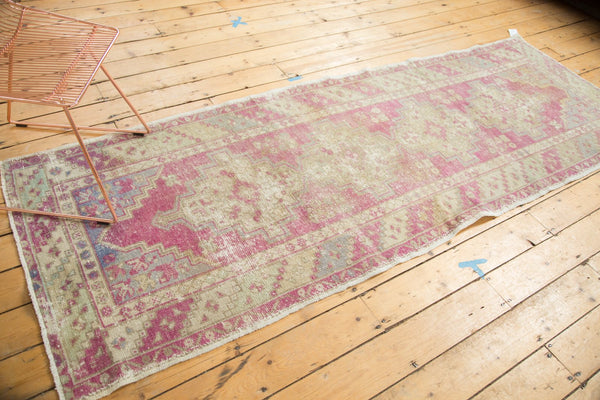 3.5x9.5 Vintage Distressed Oushak Rug Runner // ONH Item 4906 Image 4