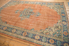 5.5x8.5 Vintage Distressed Oushak Carpet // ONH Item 4907 Image 1