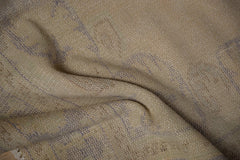 6x9.5 Vintage Distressed Oushak Carpet // ONH Item 4910 Image 9