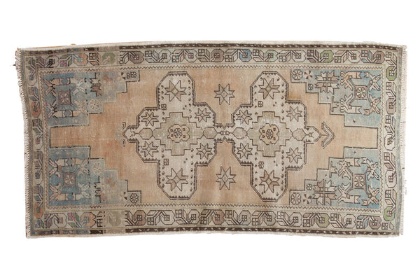 Vintage Distressed Oushak Rug
