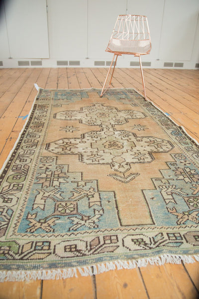 Vintage Distressed Oushak Rug