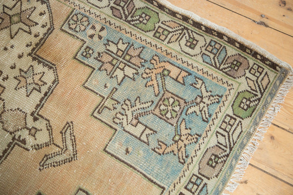 Vintage Distressed Oushak Rug