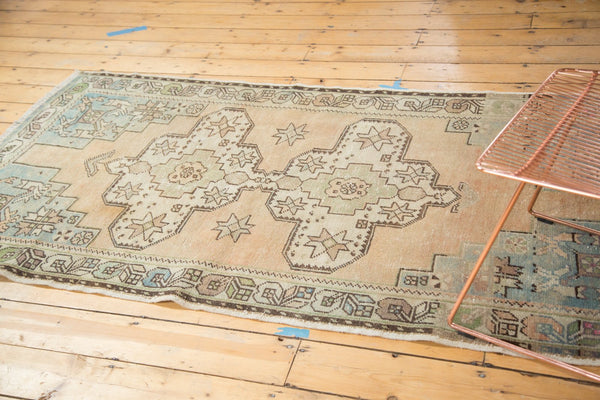 Vintage Distressed Oushak Rug