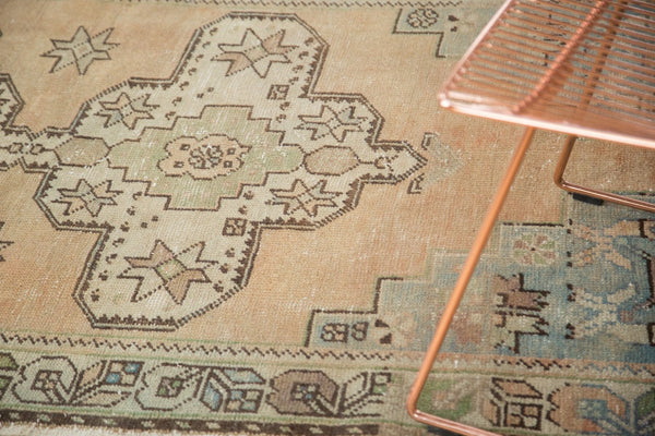 Vintage Distressed Oushak Rug