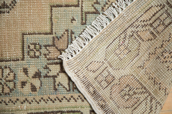 Vintage Distressed Oushak Rug