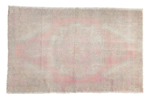 4.5x7 Vintage Distressed Oushak Rug // ONH Item 4919