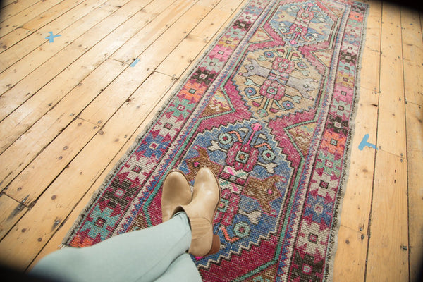 3x8 Vintage Distressed Oushak Rug Runner // ONH Item 4921 Image 1