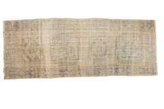 Vintage Distressed Oushak Rug Runner