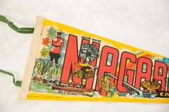 Vintage 1970s Niagara Falls Felt Flag Pennant // ONH Item 4938 Image 3