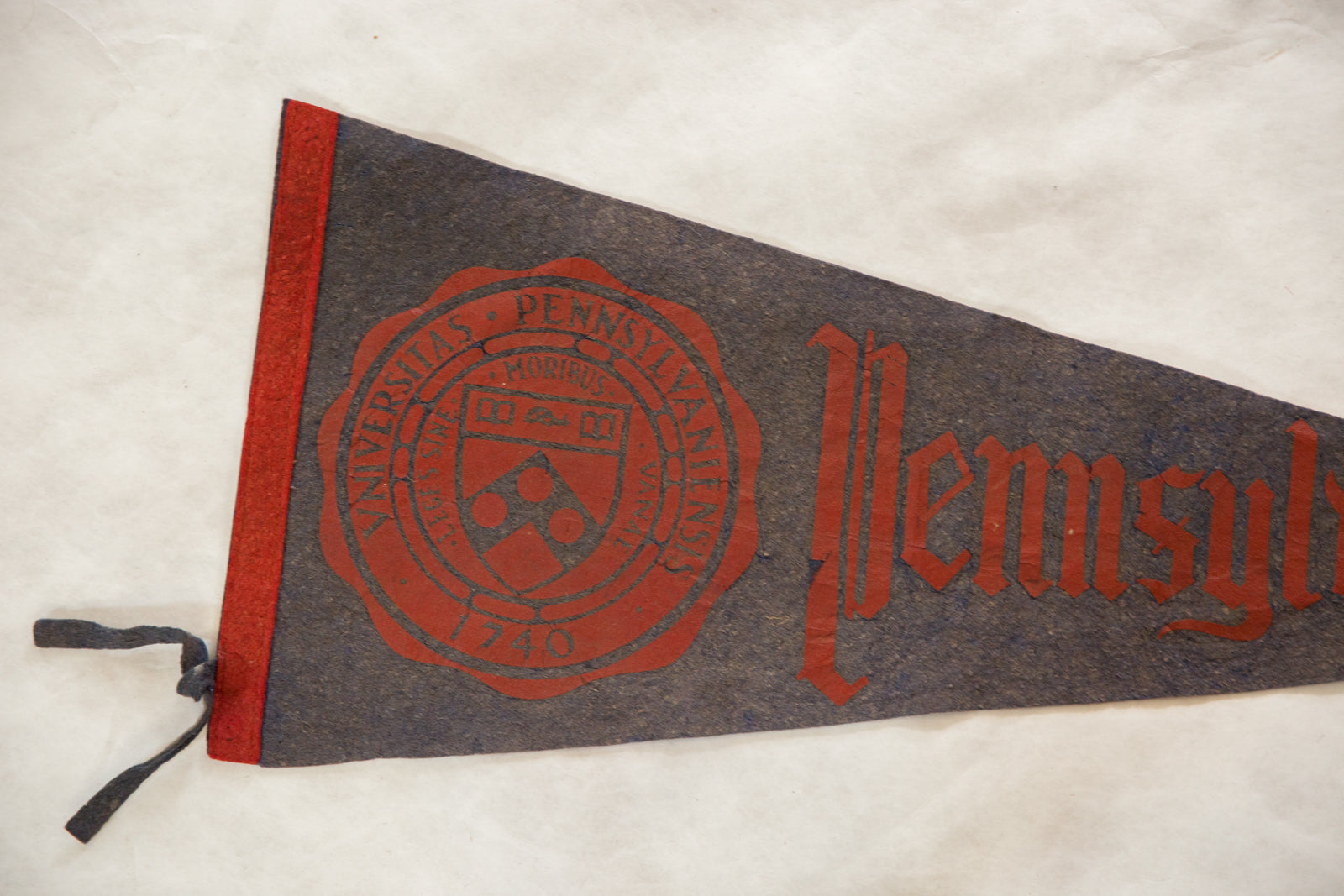 Vintage 1950s Pennsylvania University Large Felt Pennant // ONH Item 4940 Image 1
