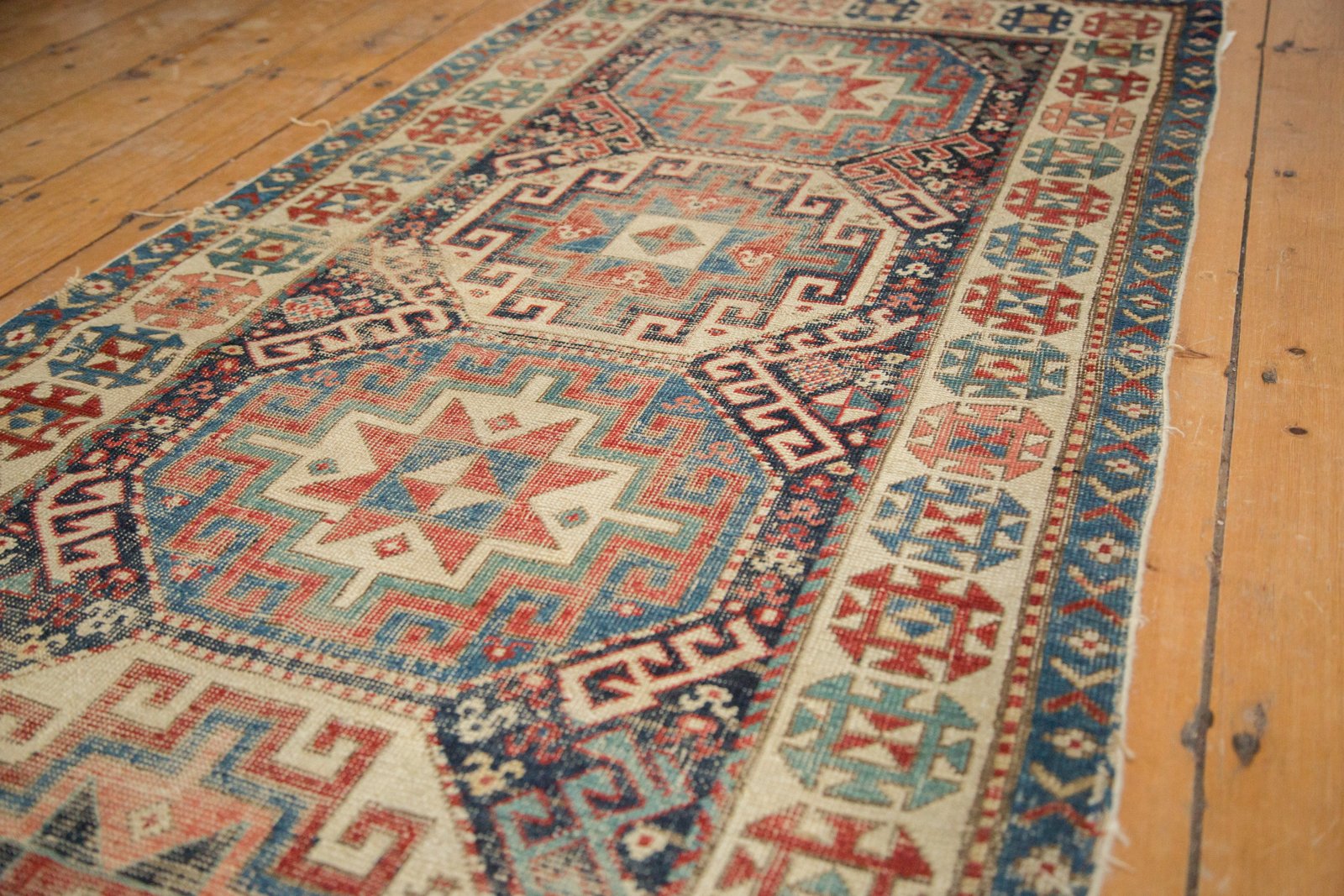 Caucaus Rug Runner Antique Caucasian Rug 2'11