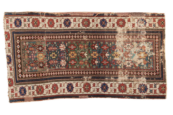 3x5 Antique Caucasian Rug // ONH Item 4965