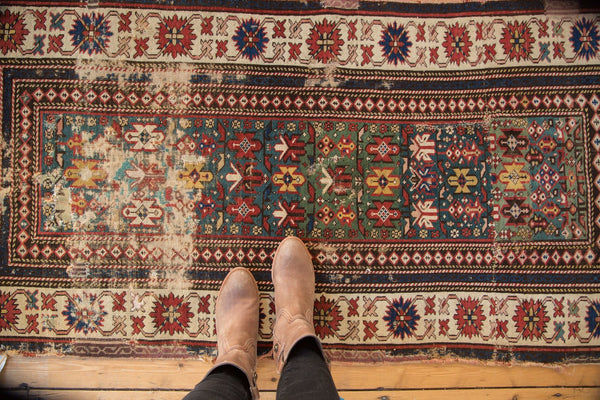 3x5 Antique Caucasian Rug // ONH Item 4965 Image 1