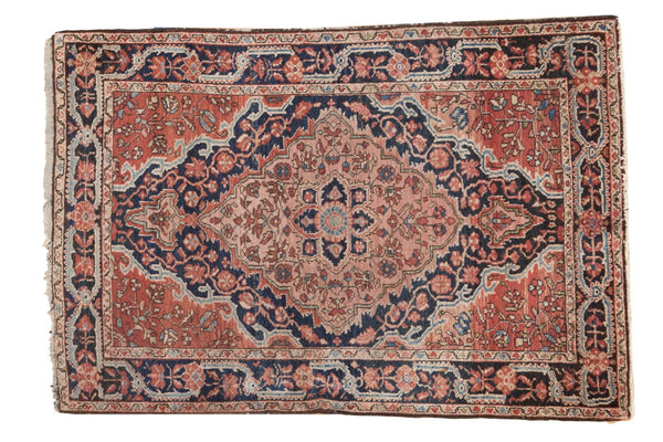 3.5x5 Vintage Josan Sarouk Rug // ONH Item 4966