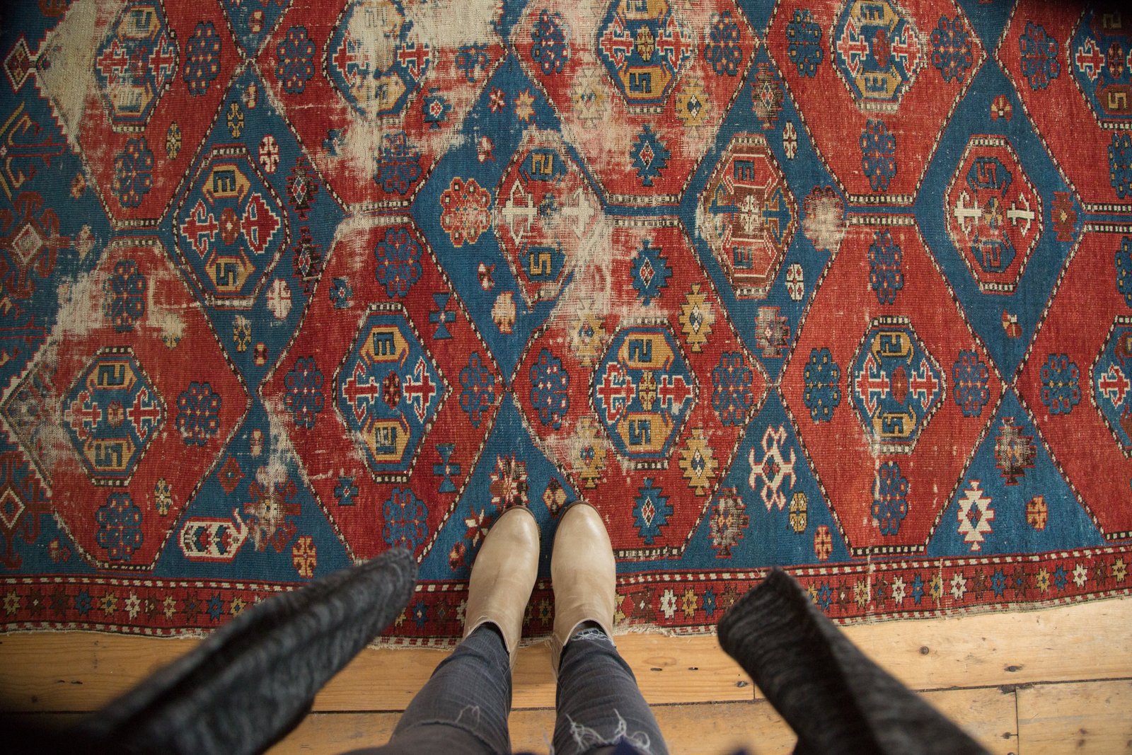 4.5x8 Antique Shirvan Rug // ONH Item 4972 Image 1