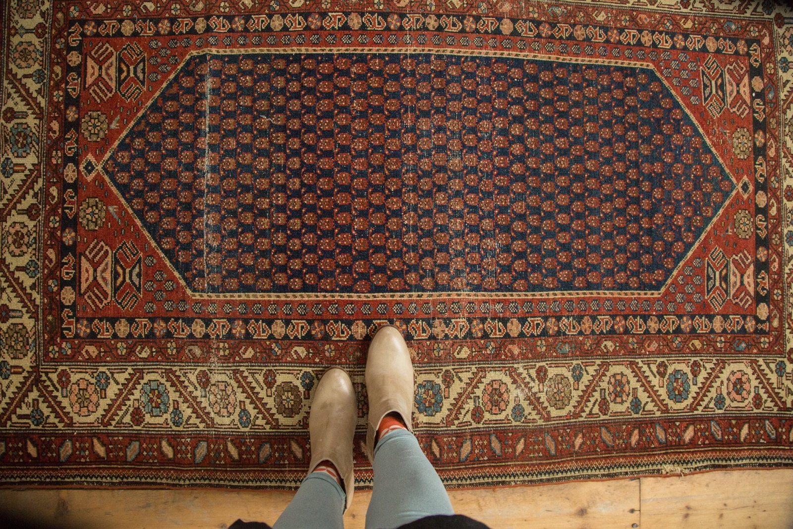 4x6.5 Antique Malayer Rug // ONH Item 4975 Image 1