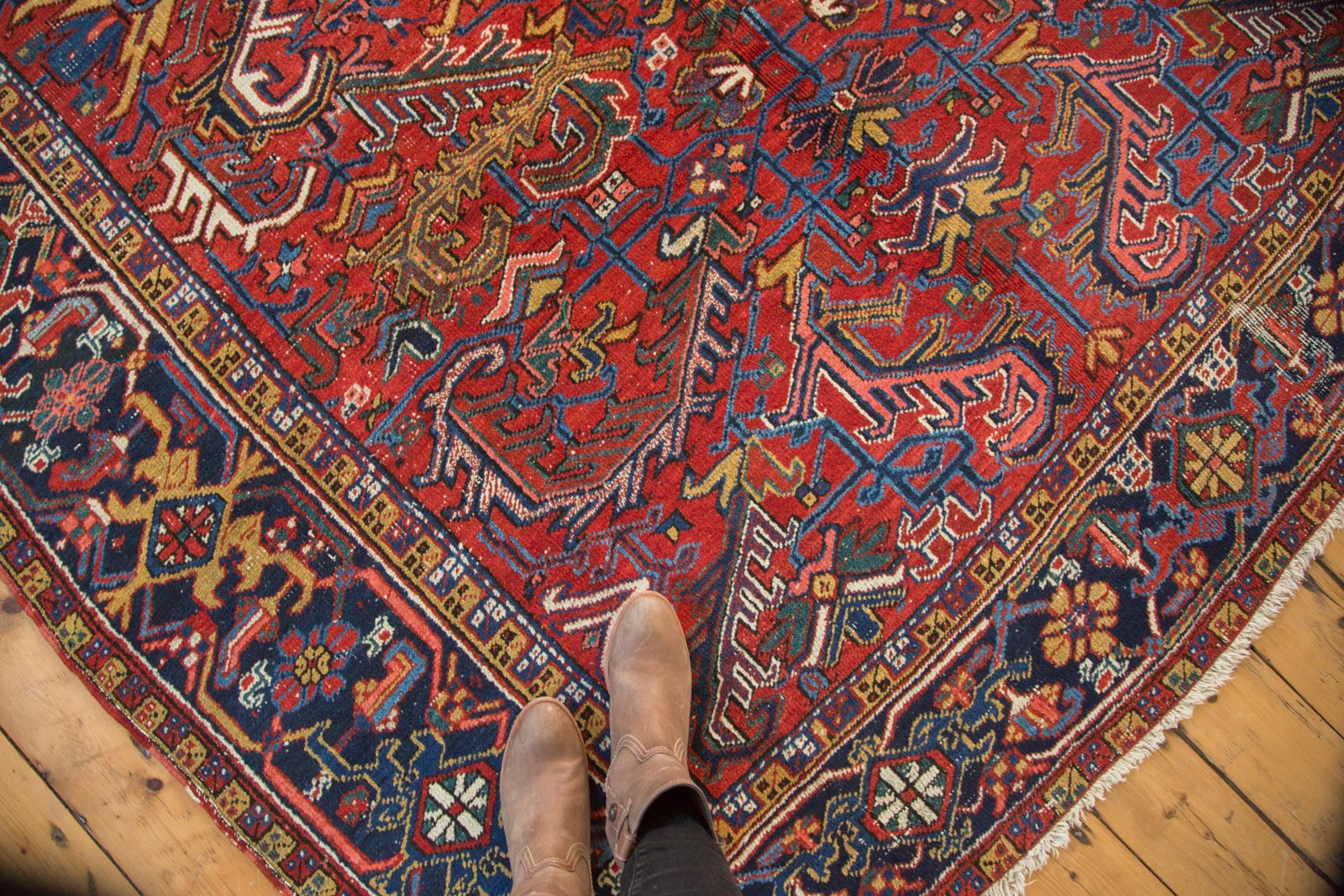 Vintage Heriz Carpet