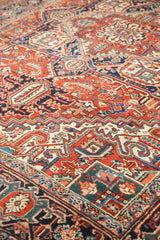 8x10.5 Vintage Heriz Carpet // ONH Item 4981 Image 5