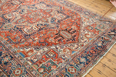 8x10.5 Vintage Heriz Carpet // ONH Item 4981 Image 6