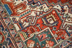 8x10.5 Vintage Heriz Carpet // ONH Item 4981 Image 8