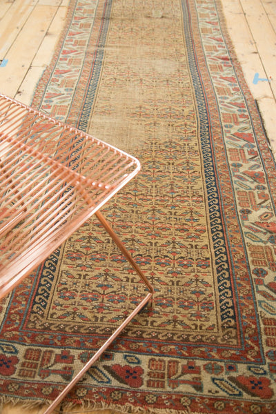 3x10.5 Antique Kurdish Rug Runner // ONH Item 4984 Image 2